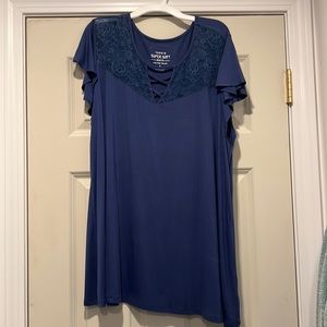 Blue swing top from Torrid